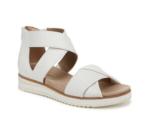 ���C�t�X�g���C�h ���f�B�[�X �V���[�Y �T���_�� LifeStride Zoom Wedge Sandal White �z���C�g