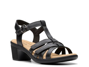 N[NX fB[X V[Y T_ Clarks Emily Rose Sandal Black ubN