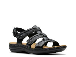 N[NX fB[X V[Y T_ Clarks Laurieann Ivy Sandal Black Leather ubN