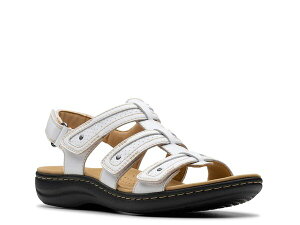 N[NX fB[X V[Y T_ Clarks Laurieann Ivy Sandal White Leather zCg