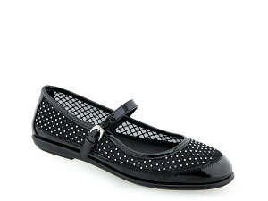 �G�A���\�[���Y ���f�B�[�X �V���[�Y �p���v�X Aerosoles Baylee Mary Jane Flat Black �u���b�N