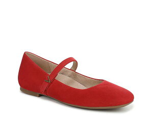 �o�C�I�j�b�N ���f�B�[�X �V���[�Y �p���v�X Vionic Alameda Mary Jane Flat Red ���b�h