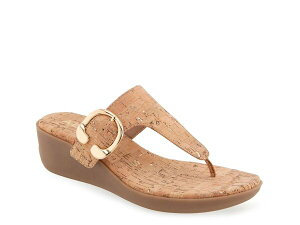 �G�A���\�[���Y ���f�B�[�X �V���[�Y �T���_�� Aerosoles Izola Wedge Sandal Beige Cork �x�[�W��