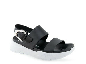 �G�A���\�[���Y ���f�B�[�X �V���[�Y �T���_�� Aerosoles Hari Sandal Black/White �z���C�g