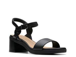 N[NX fB[X V[Y T_ Clarks Jaylan Ray Sandal Black Leather ubN