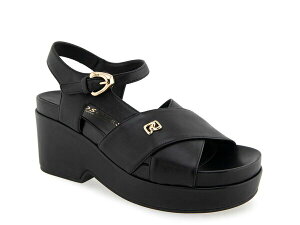 �G�A���\�[���Y ���f�B�[�X �V���[�Y �T���_�� �v���b�g�t�H�[�� Aerosoles Cora Platform Sandal Black �u���b�N