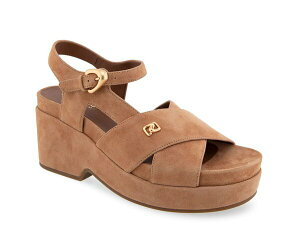 �G�A���\�[���Y ���f�B�[�X �V���[�Y �T���_�� �v���b�g�t�H�[�� Aerosoles Cora Platform Sandal Taupe �g�[�v