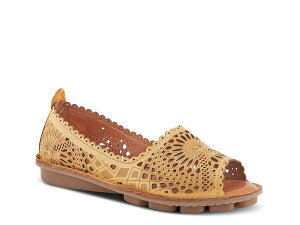 �X�v�����O�X�e�b�v ���f�B�[�X �V���[�Y �X���b�|���E���[�t�@�[ Spring Step Brandal Slip-On Yellow �C�G���[