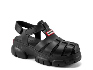 �n���^�[ ���f�B�[�X �V���[�Y �T���_�� HUNTER Belah Sandal - Women's Black �u���b�N