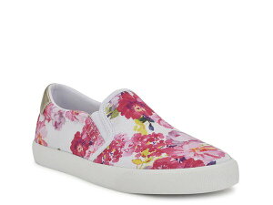 iCEFXg fB[X V[Y Xb|E[t@[ Xj[J[ Nine West Lala Slip-On Sneaker Pink Floral Print Fabric sN