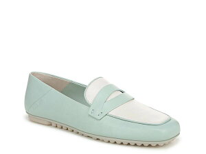 �t�����R�T���g ���f�B�[�X �V���[�Y �X���b�|���E���[�t�@�[ Franco Sarto Zury Penny Loafer Light Blue/White Leather �z���C�g