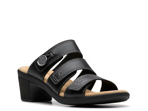 N[NX fB[X V[Y T_ Clarks Emily Adella Sandal Black ubN