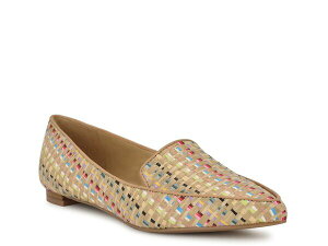 【送料無料】 ナインウェスト レディース スリッポン・ローファー シューズ Abay Flat Beige/Multicolor Synthetic
