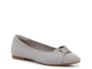 �P���[���P�C�e�B ���f�B�[�X �V���[�Y �p���v�X Kelly & Katie Meesha Ballet Flat Grey Glitter �O���[