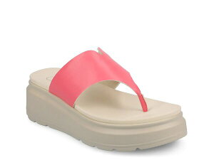�W���[�j�[ ���f�B�[�X �V���[�Y �T���_�� Journee Carah Wedge Sandal Coral �R�[����