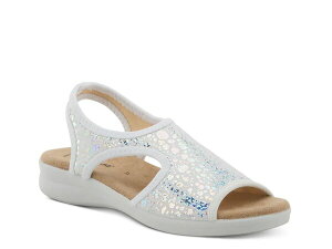 yz tNTX fB[X T_ V[Y Nyaman Crackle Sandal Silver Metallic