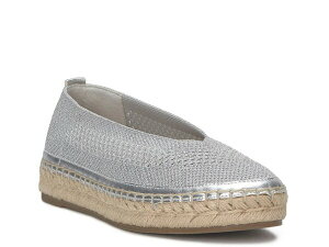 bL[uh fB[X V[Y Xb|E[t@[ Lucky Brand Orena Espadrille Slip-On Silver Metallic Vo[