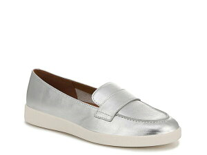 i`CU[ fB[X V[Y Xb|E[t@[ Naturalizer Karis Loafer Silver Metallic Vo[