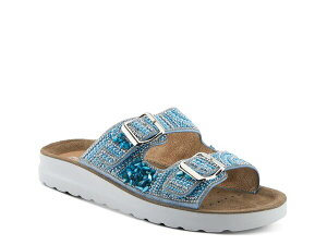 tNTX fB[X V[Y T_ Flexus Cytheria Wedge Sandal Blue u[