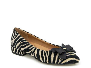 �P�l�X�R�[�� ���f�B�[�X �V���[�Y �p���v�X Gentle Souls by Kenneth Cole Abigail Flat Off White/Black Zebra Print �I�t�z���C�g