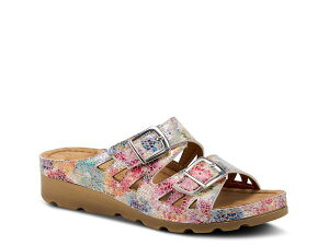 tNTX fB[X V[Y T_ Flexus by Spring Step Delphis Sandal Pink/Multicolor sN