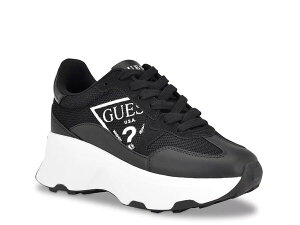QX fB[X V[Y Xj[J[ Guess Calebb Sneaker Black/White zCg