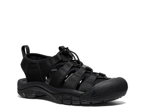�L�[�� ���f�B�[�X �V���[�Y �T���_�� Keen Newport Sandal Black �u���b�N