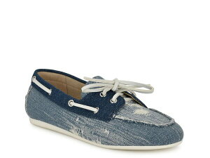 iCEFXg fB[X V[Y fbLV[Y Nine West Yacht Boat Shoe Denim Blue fj