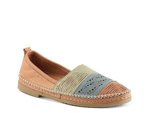 XvOXebv fB[X V[Y Xb|E[t@[ Spring Step Highwest Slip-On Camel/Multicolor L