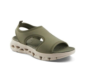 �t���N�T�X ���f�B�[�X �V���[�Y �T���_�� Flexus Guzman Sandal Dark Green �O���[��