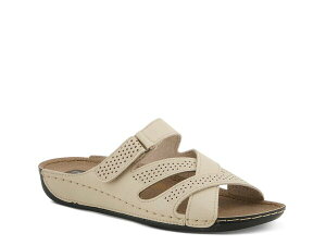 tNTX fB[X V[Y T_ Flexus Karl Wedge Sandal Taupe g[v
