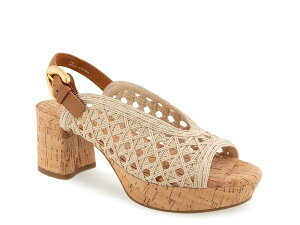 �G�A���\�[���Y ���f�B�[�X �V���[�Y �T���_�� Aerosoles Cornelia Sandal Tan Raffia �^��