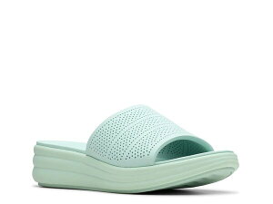 N[NX fB[X V[Y T_ Clarks Drift Twist Wedge Sandal Mint Green