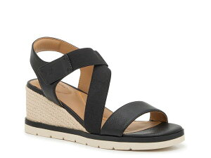 �n�b�V���p�s�[ ���f�B�[�X �V���[�Y �T���_�� Hush Puppies Inca Espadrille Wedge Sandal Black �u���b�N