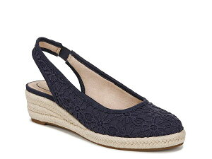 ���C�t�X�g���C�h ���f�B�[�X �V���[�Y �p���v�X LifeStride Kayden Espadrille Wedge Pump Navy �l�C�r�[
