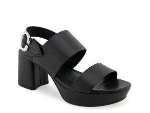 �G�A���\�[���Y ���f�B�[�X �V���[�Y �T���_�� �v���b�g�t�H�[�� Aerosoles Casetta Platform Sandal Black �u���b�N