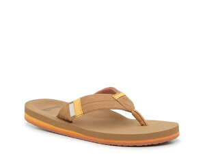 �T�k�[�N ���f�B�[�X �V���[�Y �T���_�� Sanuk Sawyer Flip Flop Tan �^��