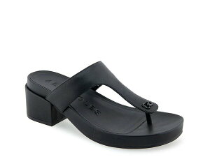 �G�A���\�[���Y ���f�B�[�X �V���[�Y �T���_�� Aerosoles Clio Sandal Black �u���b�N