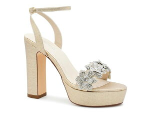 xW~EH[N fB[X V[Y T_ vbgtH[ Touch Ups by Benjamin Walk Lily Platform Sandal Light Gold Metallic S[h