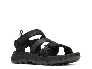 ������ ���f�B�[�X �V���[�Y �T���_�� Merrell Speed Fusion Sport Sandal Black �u���b�N