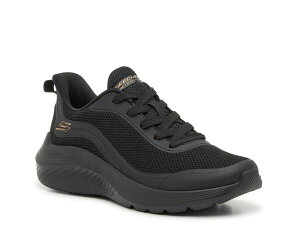 �X�P�b�`���[�Y ���f�B�[�X �V���[�Y �X�j�[�J�[ Skechers BOBs Sport Squad Waves Sneaker - Women's Black �u���b�N