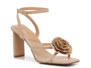 �A���h ���f�B�[�X �V���[�Y �T���_�� Aldo Sienna Mae Sandal Tan �^��