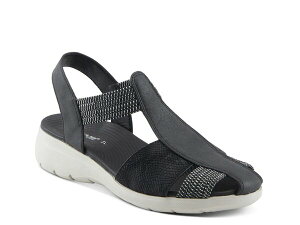 �t���N�T�X ���f�B�[�X �V���[�Y �T���_�� Flexus Damari Sandal Black �u���b�N