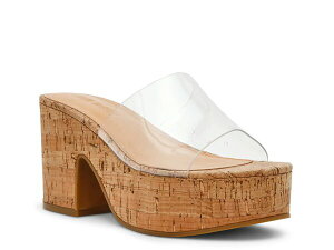 yz XeB[u }f fB[X T_ V[Y Trippy Platform Sandal Clear/Beige