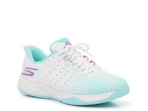 XPb`[Y fB[X V[Y Xj[J[ Skechers Hands Free Slip-insR Relaxed FitR Viper Court Reload Pickleball Sneaker - Women's White/Pink zCg