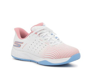 XPb`[Y fB[X V[Y Xj[J[ Skechers Hands Free Slip-insR Relaxed FitR Viper Court Reload Pickleball Sneaker - Women's White/Blue zCg