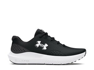 A_[A[}[ Y V[Y Xj[J[ Under Armour Charged Surge 4 Running Shoe - Men's Black/White zCg