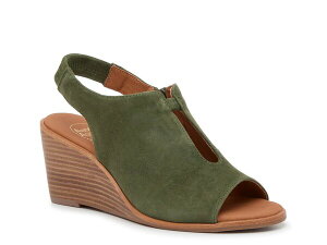 �A���h���A �A�[�X ���f�B�[�X �V���[�Y �T���_�� Andre Assous Belinda Wedge Sandal Green Suede �O���[��