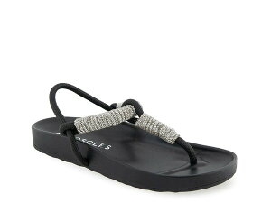 �G�A���\�[���Y ���f�B�[�X �V���[�Y �T���_�� Aerosoles Leve Sandal Black Crystal �u���b�N