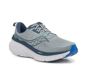 �T�b�J�j�[ �����Y �V���[�Y �X�j�[�J�[ Saucony Guide 18 Running Shoe - Men's Grey/Blue �O���[